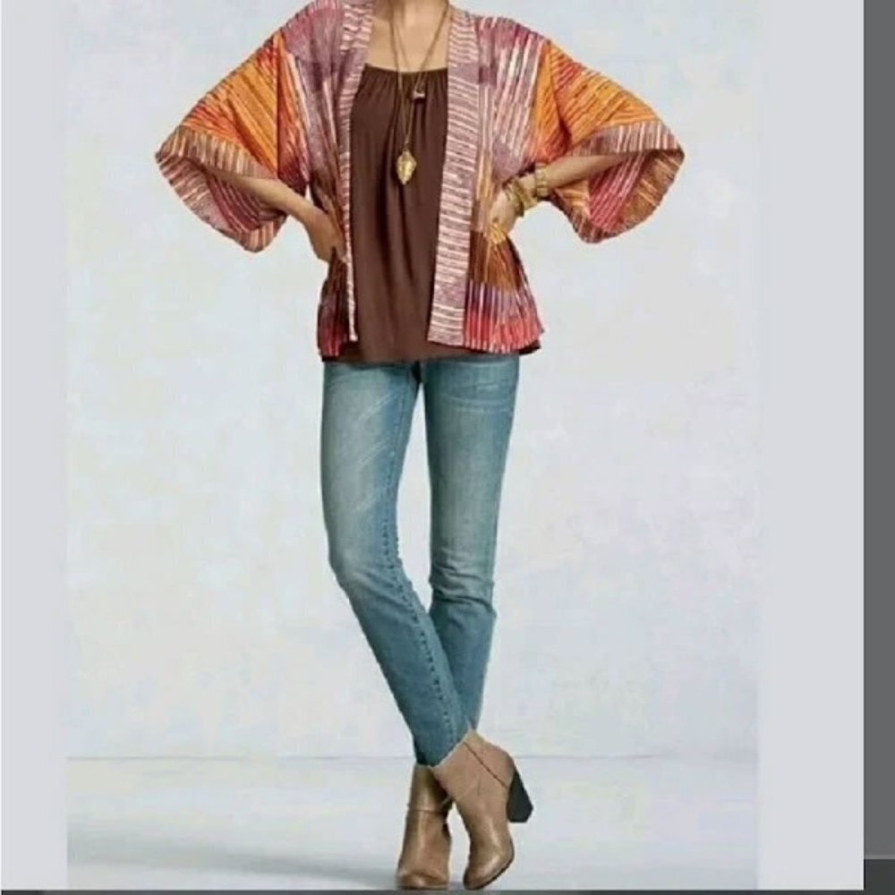 CAbi Style 247 Open Kimono Top - Picture 1 of 11